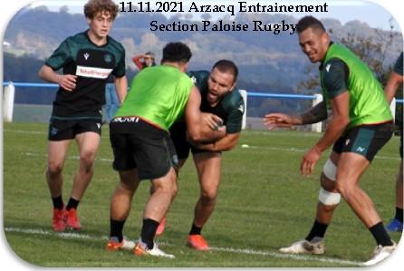 11 11 2021 arzacq entrainement section paloise rugby
