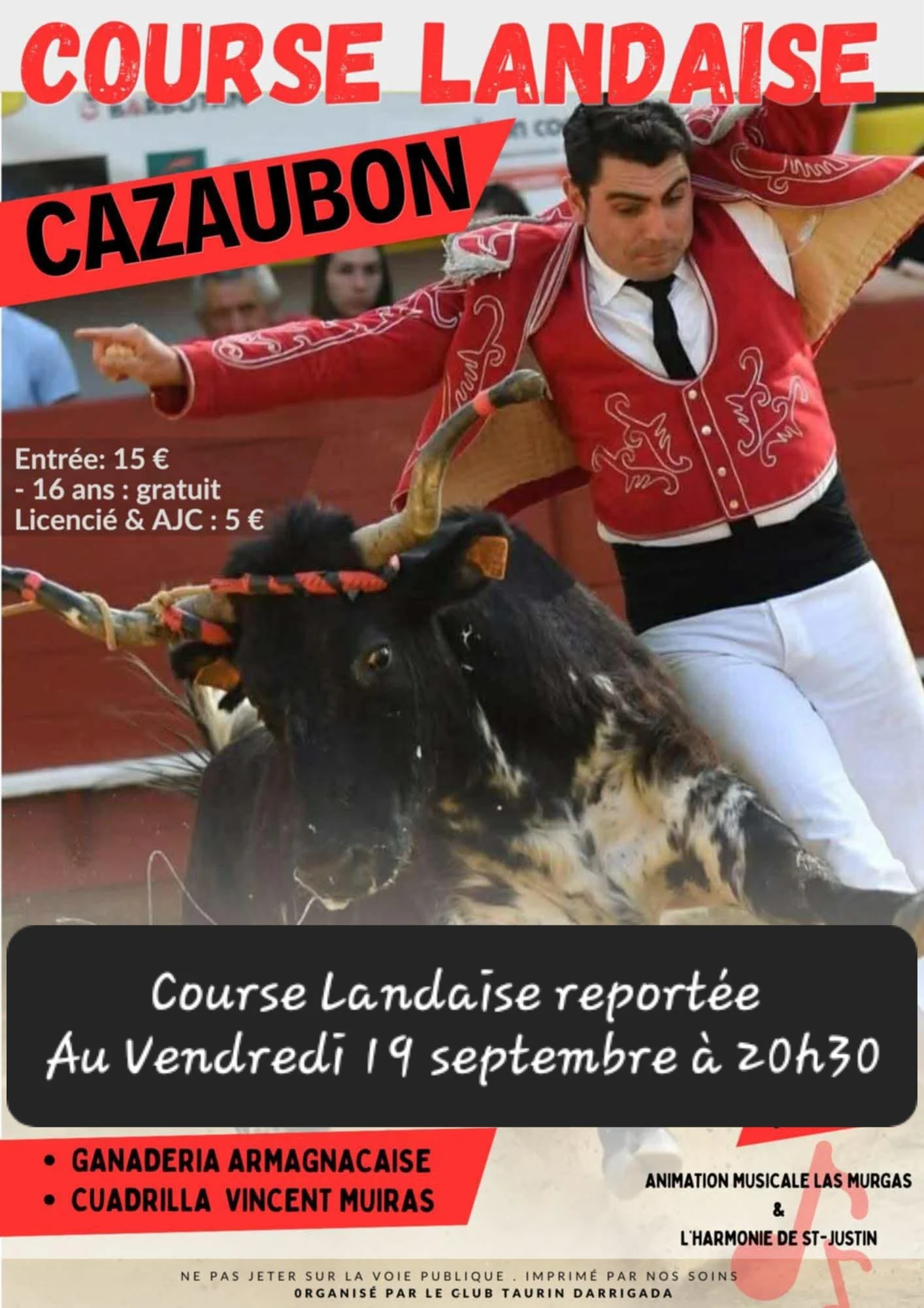 19 09 2025 cazaubon armagancaise vincent muiras