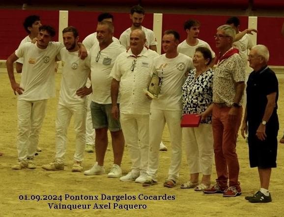 01 09 2024 pontonx dargelos concours de cocardes vaiqnueur axel paquero 1