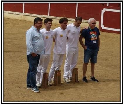 04 08 2024 maubourguet ganaderia nogues concours cocardes le podiumjpg