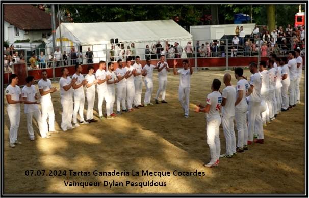 07 07 2024 tartas ganaderia la mecque concours dcocardes vainqueur dylan pesquidous