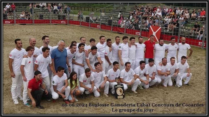 08 06 2024 buglosse ganaderia labat concours de cocardes groupe