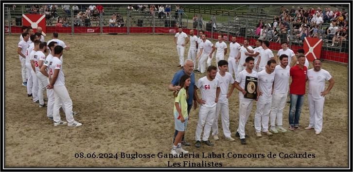 08 06 2024 buglosse ganaderia labat concours de cocardesles finalistes groupe