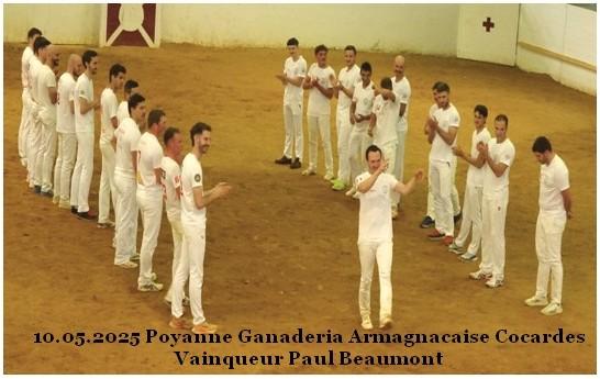 10 05 2025 poyanne armagnacaise concours cocardes vainqueur paul beaumont