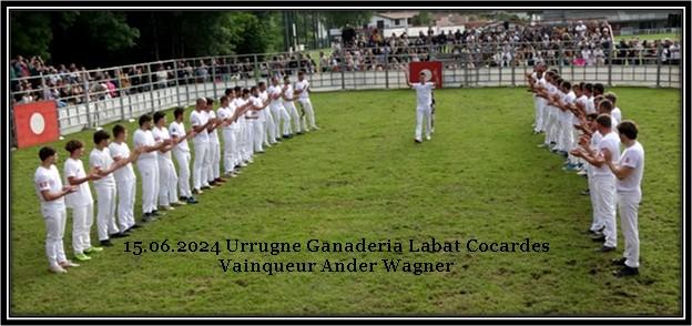 15 06 2024 urrugne labat concours de cocardes vainqueur ander wagner