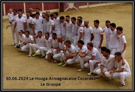 30 06 2024 le houga ganaderia armagnacaise concours de cocardes le groupe